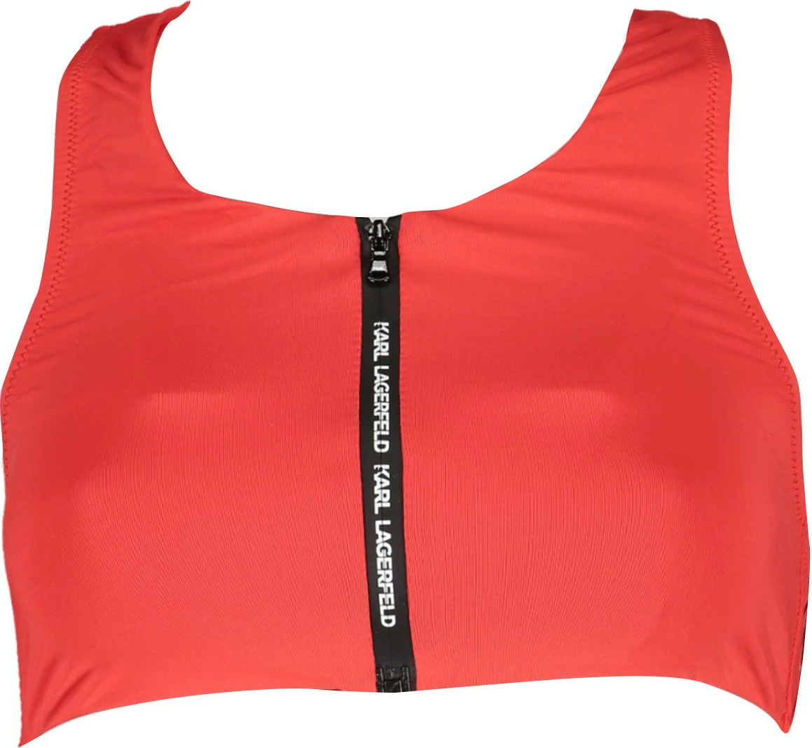 Bikine KARL LAGERFELD BEACHWEAR femra, kuqe