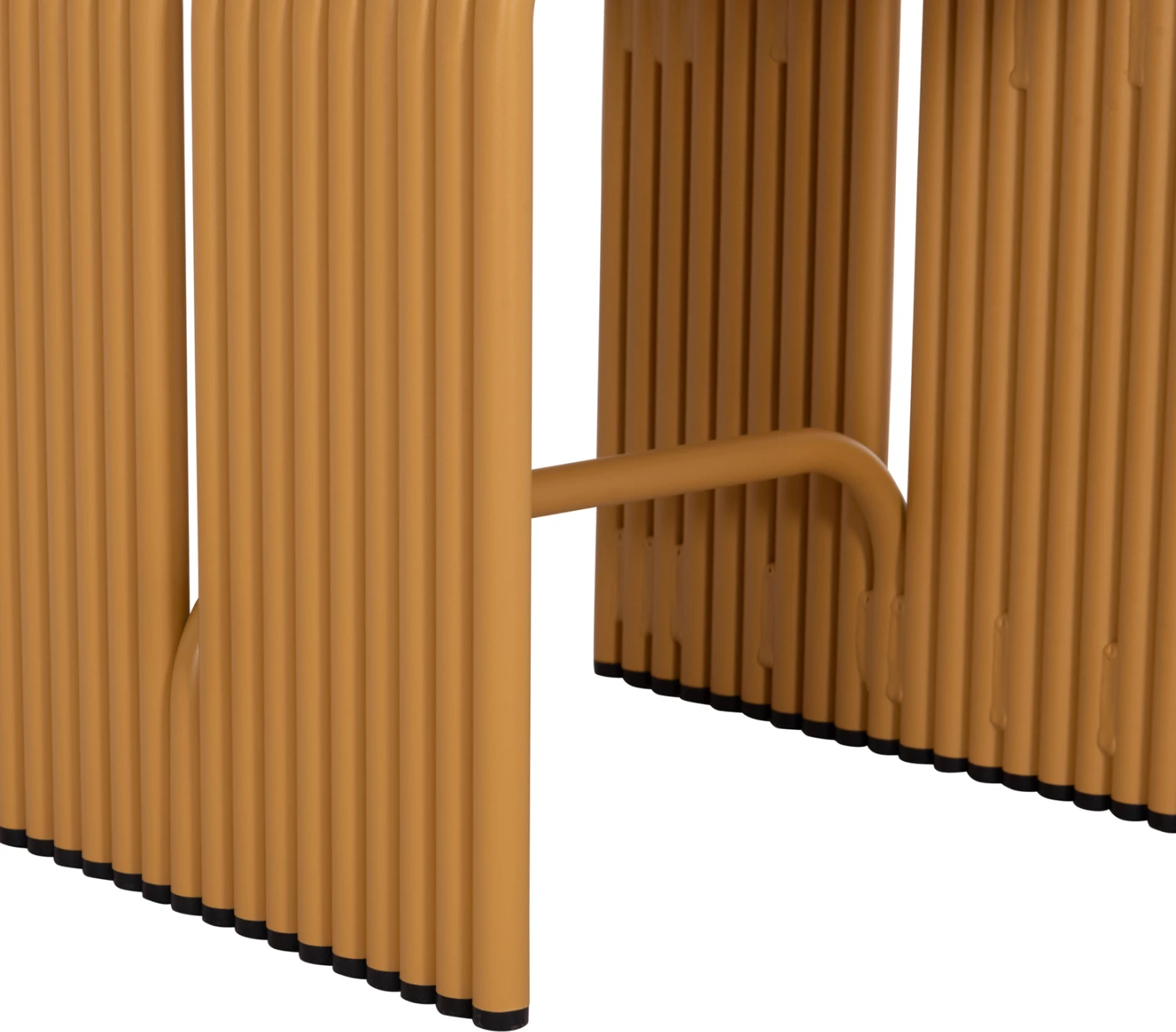 Karrige e ulët INTREPID, alumin, ngjyrë e verdhë mustard, 40x38x55cm