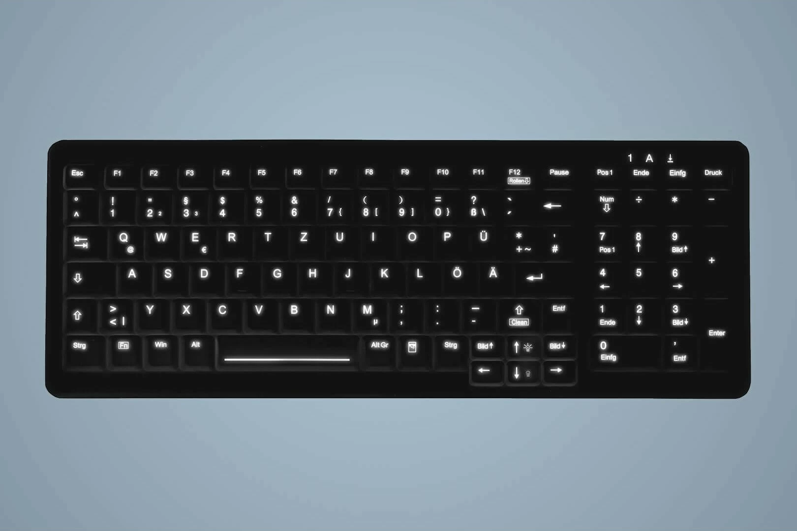 Tastierë Cherry Active Key AK-C7000, Wired, USB, QWERTZ, Ngjyrë e zezë