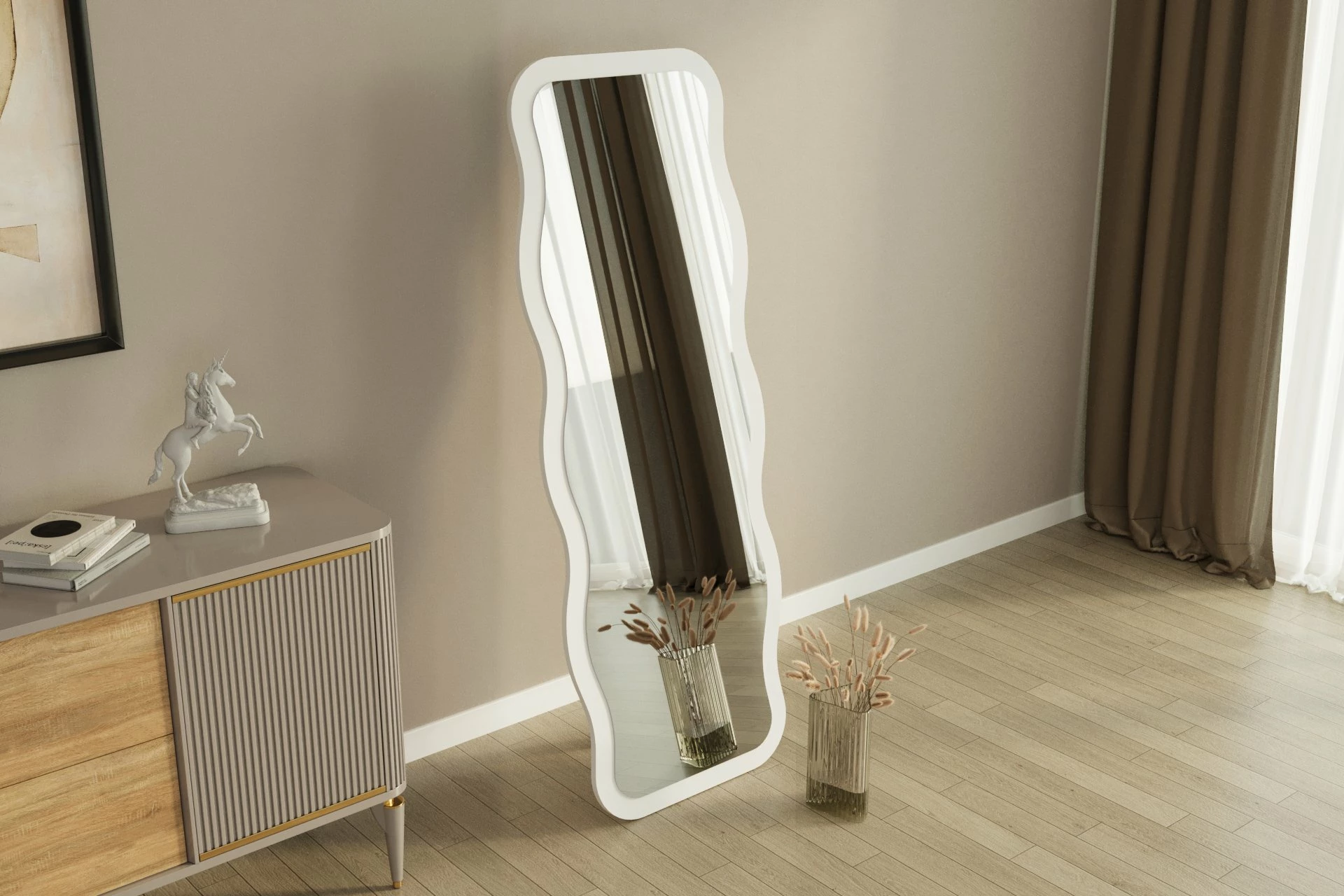 Pasqyrë Hanah Home, Aror, e bardhë