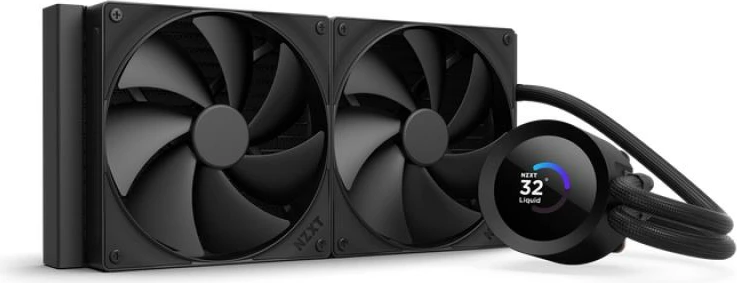 Ftohës me lëng CPU, NZXT Kraken Plus 280 RL-KN280-B2, radiator 280mm, 2x140mm 1800rpm, AMD AM4, i zi