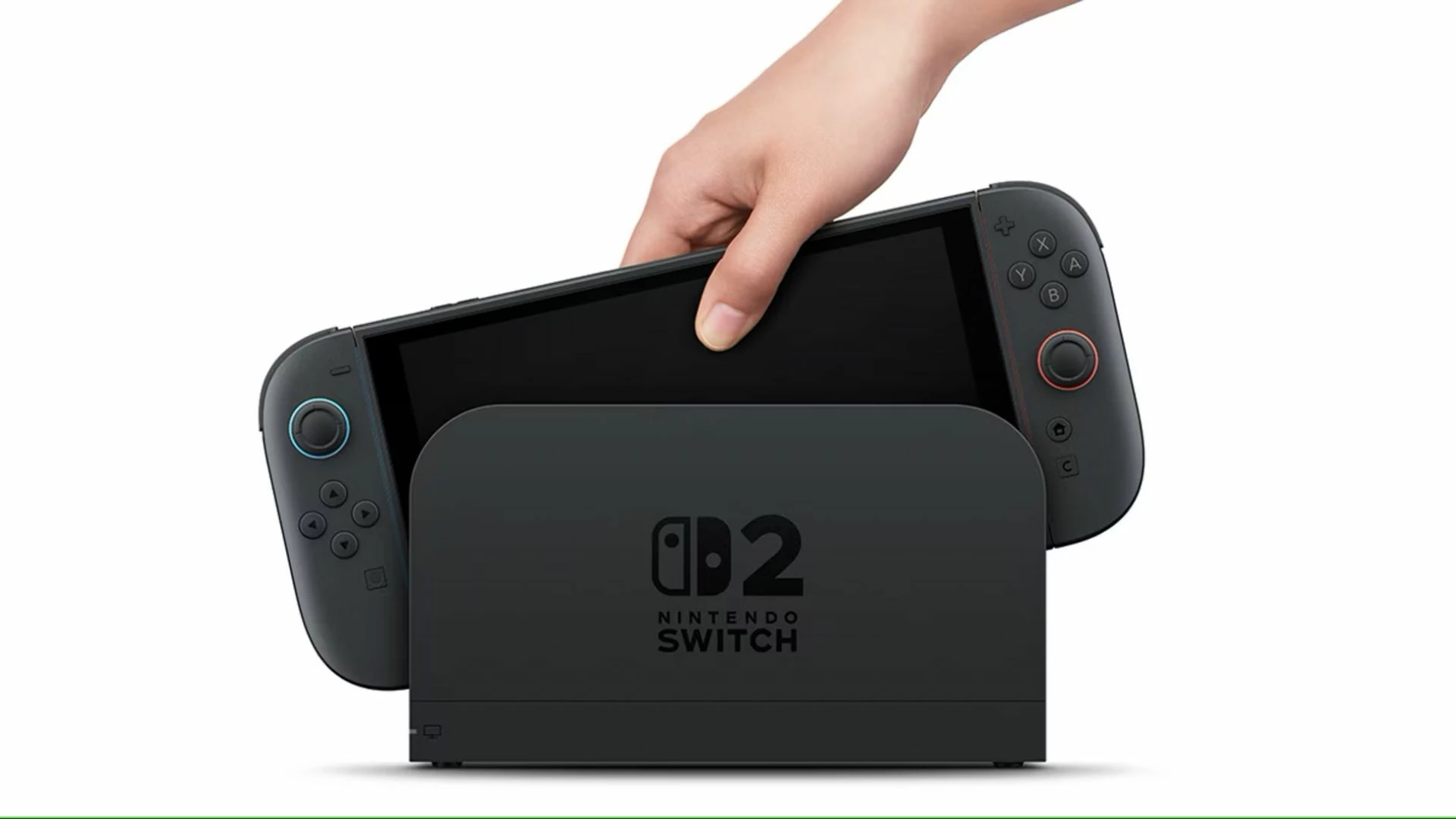 Konzolë lojërash Nintendo Switch 2, 256GB, ekran 7.9\" 1080p HDR, dock 4K, set me Joy-Con 2 blu e çelët/kuqe e çelët