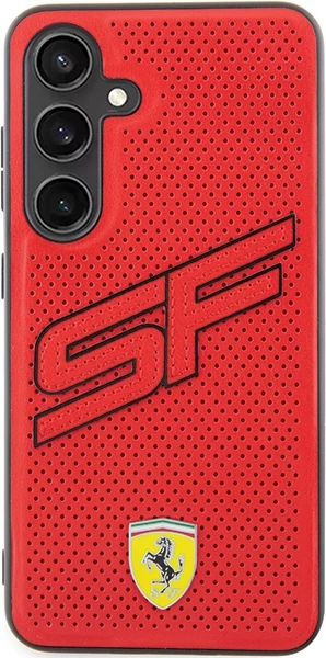 Mbështjellës Ferrari Big SF Perforated për Samsung Galaxy S24+, Kuq