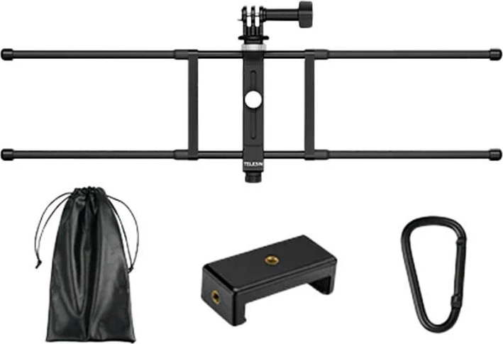 Mbajtës universal rrjete Telesin TE-FM-001 për kamera dhe telefona, i zi