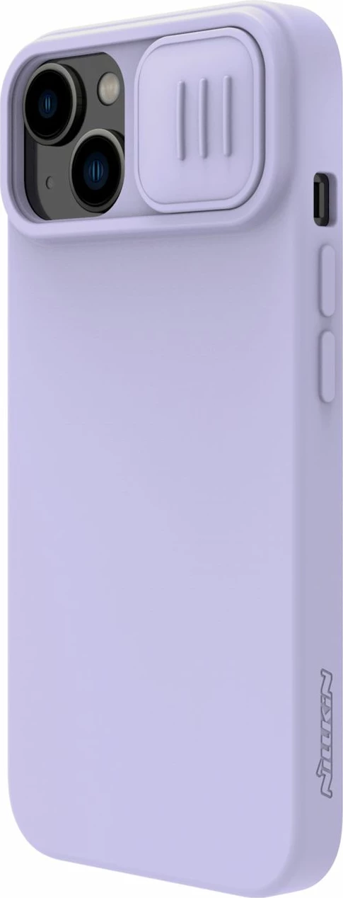 Mbështjellës Nillkin CamShield Silky Silicone për iPhone 14 Plus, Violet