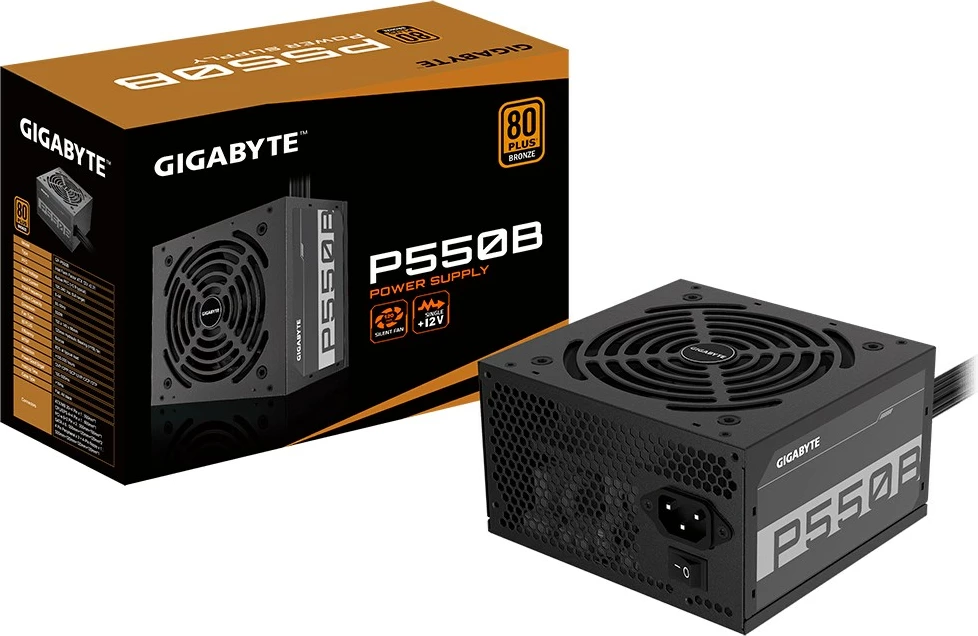 Furnizues energjie Gigabyte P550B, 550W, 24 pin, i zi