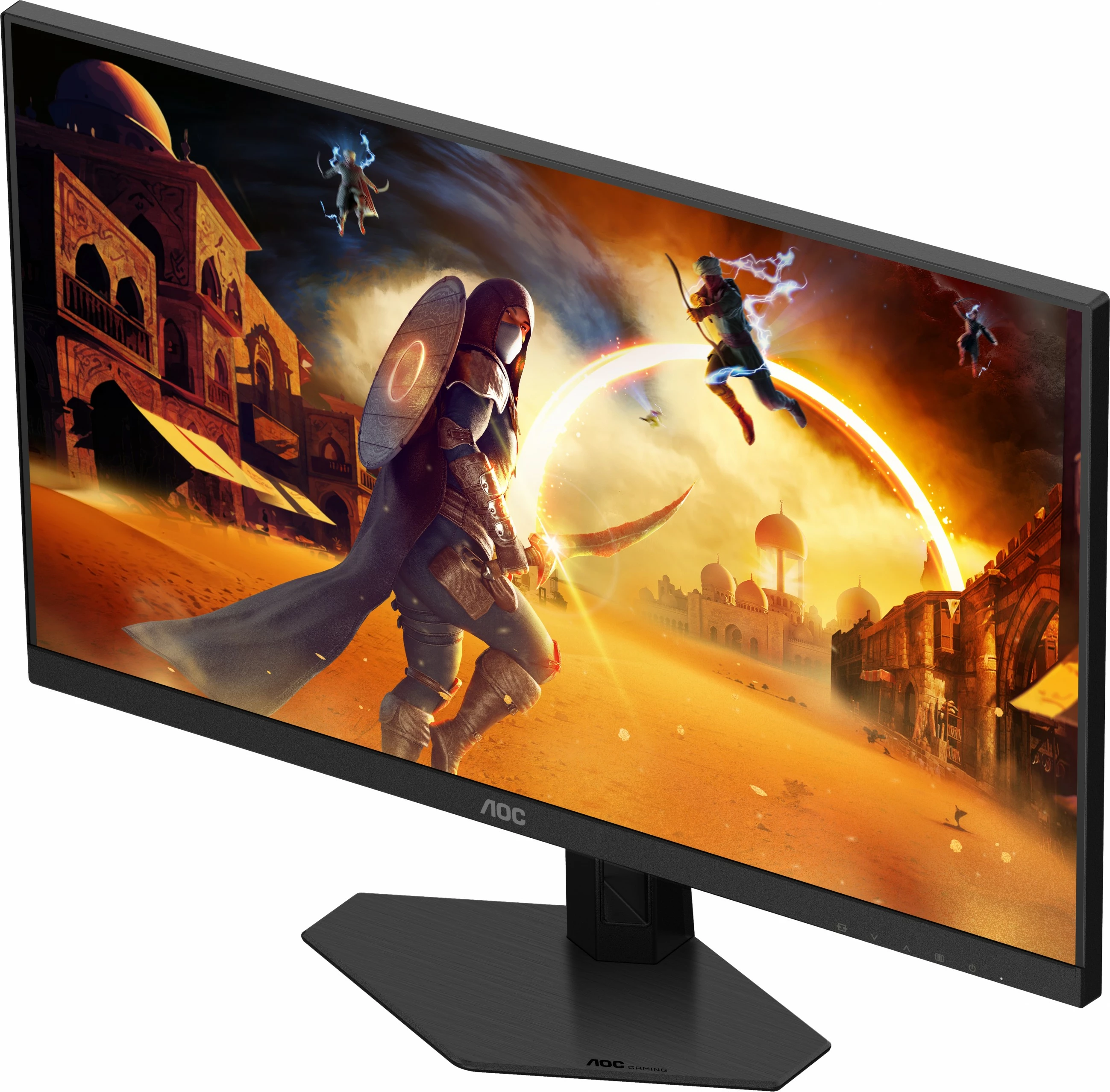Monitor gaming AOC 27G4HRE 27 inç, Full HD, 200Hz, IPS, i zi/kuq