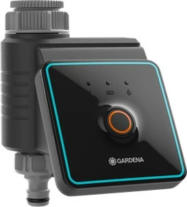 Kontrollues uji GARDENA 1889-20, Bluetooth, 26.5-33.3 mm, 12 bar, Zi, Blu