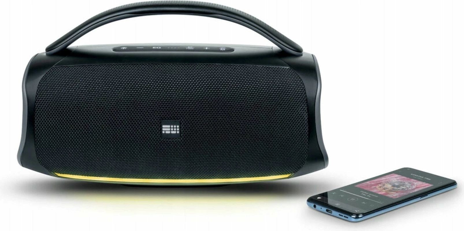 Altoparlant BigBen PARTYBTMS4 Bluetooth 5.3 100W me LED, karaoke, bateri 6000mAh, i zi