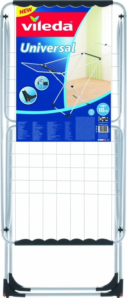 Tharëse rrobash Vileda Suszarka Universal, e bardhë/zezë, palosëse