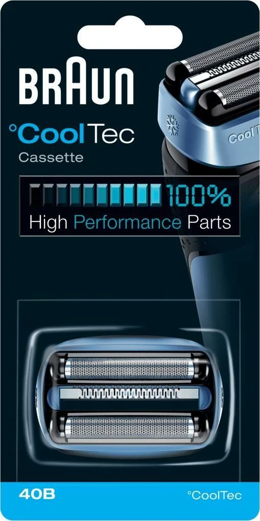 Kokë rroje Braun CoolTec 40B, blu
