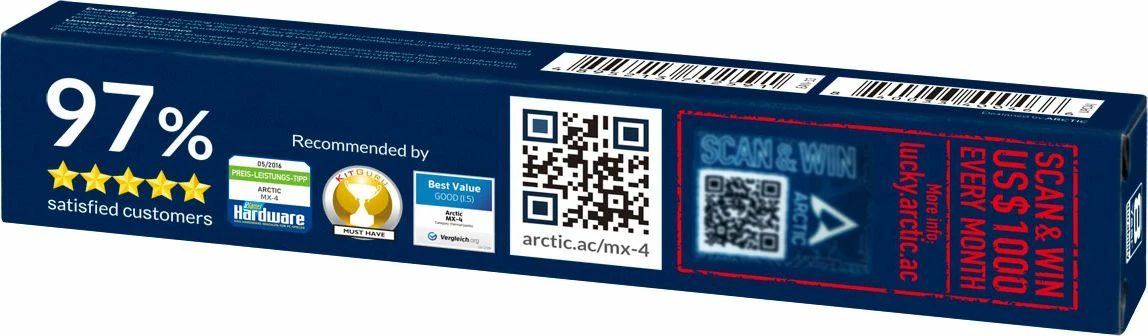 Pastë termike Arctic MX-4 ACTCP00031B 4g, me spatulë