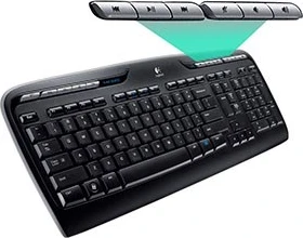 Set tastierë & maus Logitech MK330, wireless, i zi