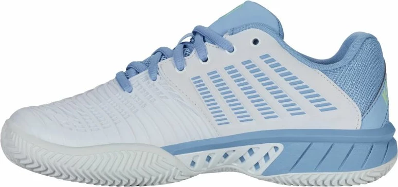 Atlete për femra K-Swiss, të bardha dhe blu