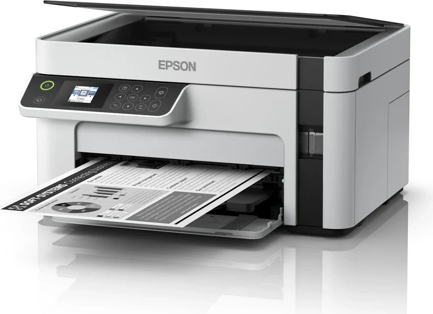 Printer Epson EcoTank M2120, Inkjet, Wi-Fi, Bardhë