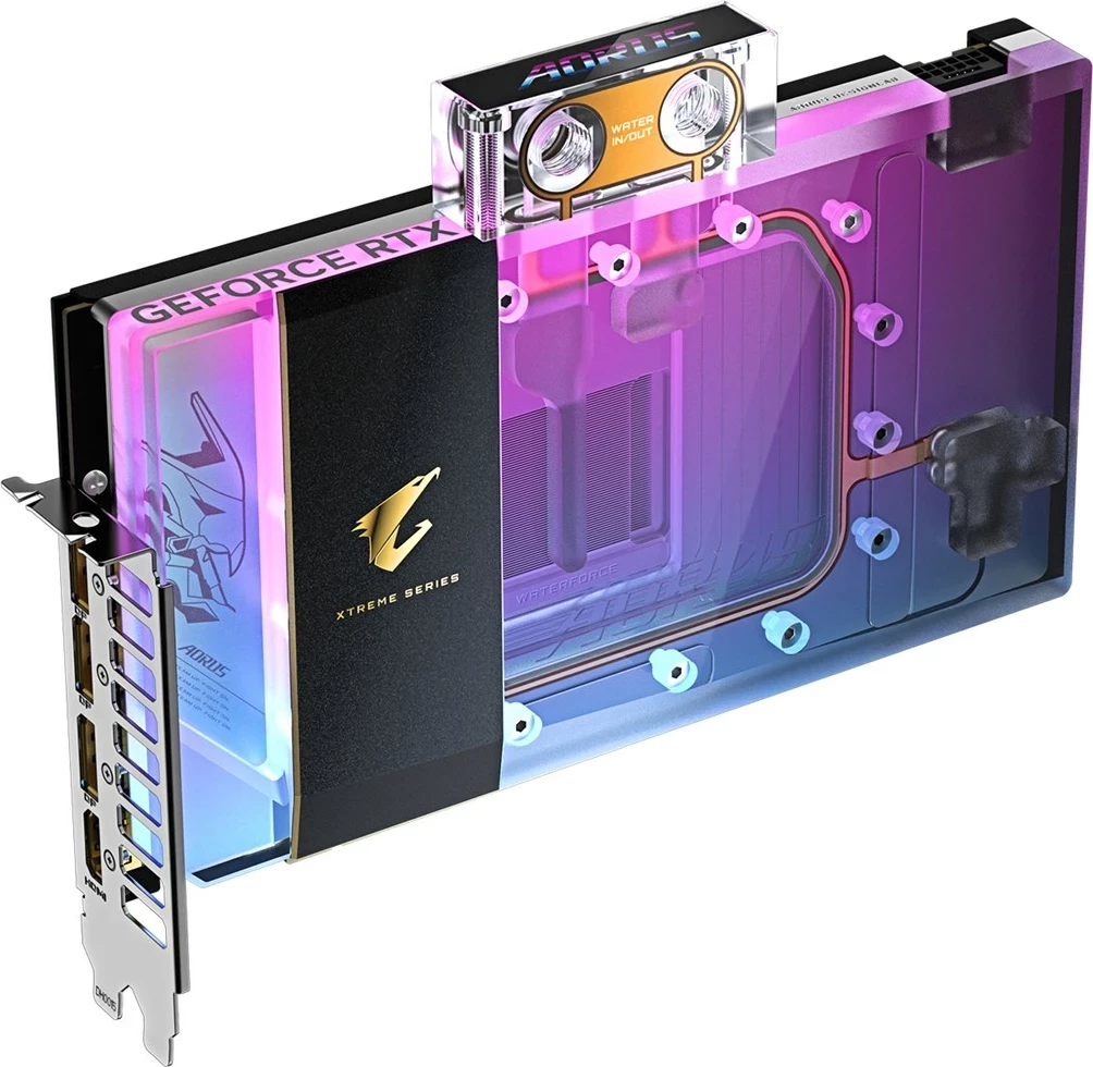 Kasë grafike Gigabyte AORUS GeForce RTX 5090 XTREME WATERFORCE WB, 32GB GDDR7, e zezë