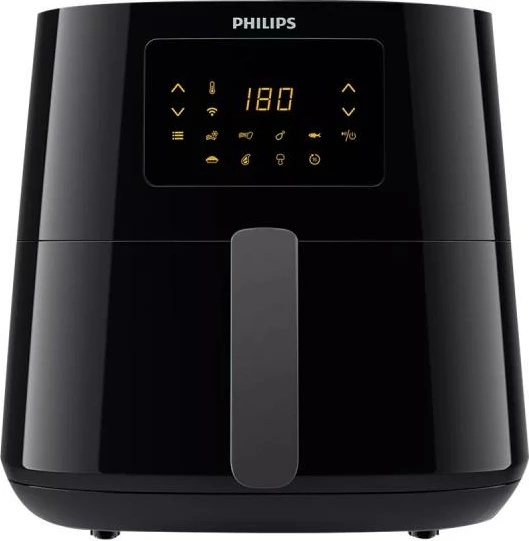 fritezë ajri, Philips, Airfryer HD9280/70 XL, 6.2L, e zezë