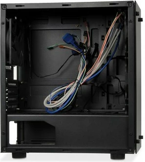 Kasë gaming iBOX PASSION V4, Midi Tower, Micro ATX, e zezë, me xham të temperuar, RGB