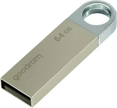 USB flash drive Goodram UUN2, 64 GB, USB 2.0, Silver