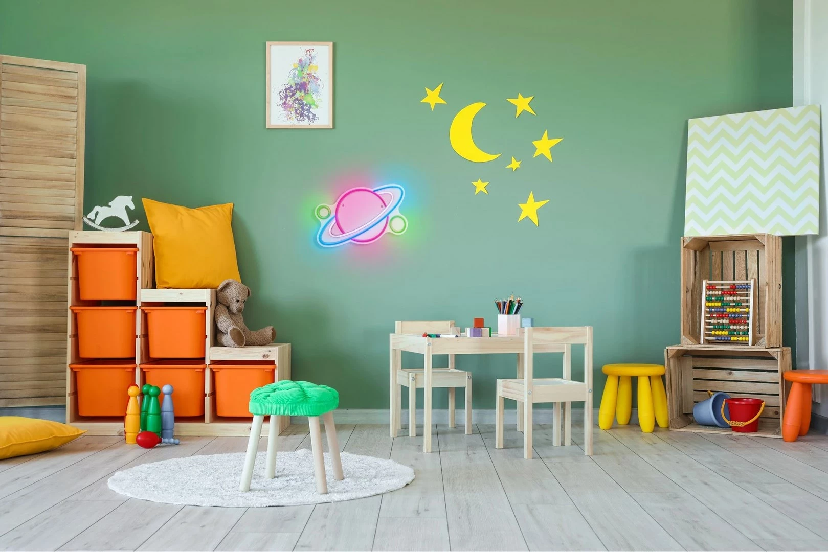 Dritë LED ACTIS ACS-NEON PLANET, Multingjyrëshe