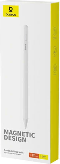 Stylus Baseus Smooth Writing 2 me LED, për iPad, Bardhë