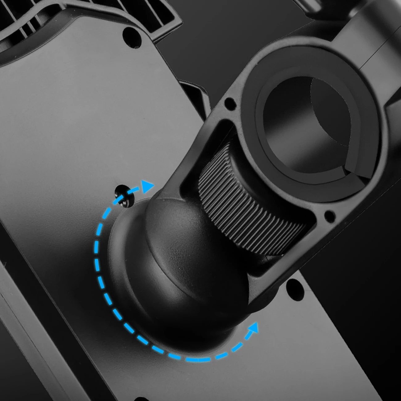 Mbajtës telefoni për motoçikletë Rockbros 25210032005, për pasqyrë, i zi