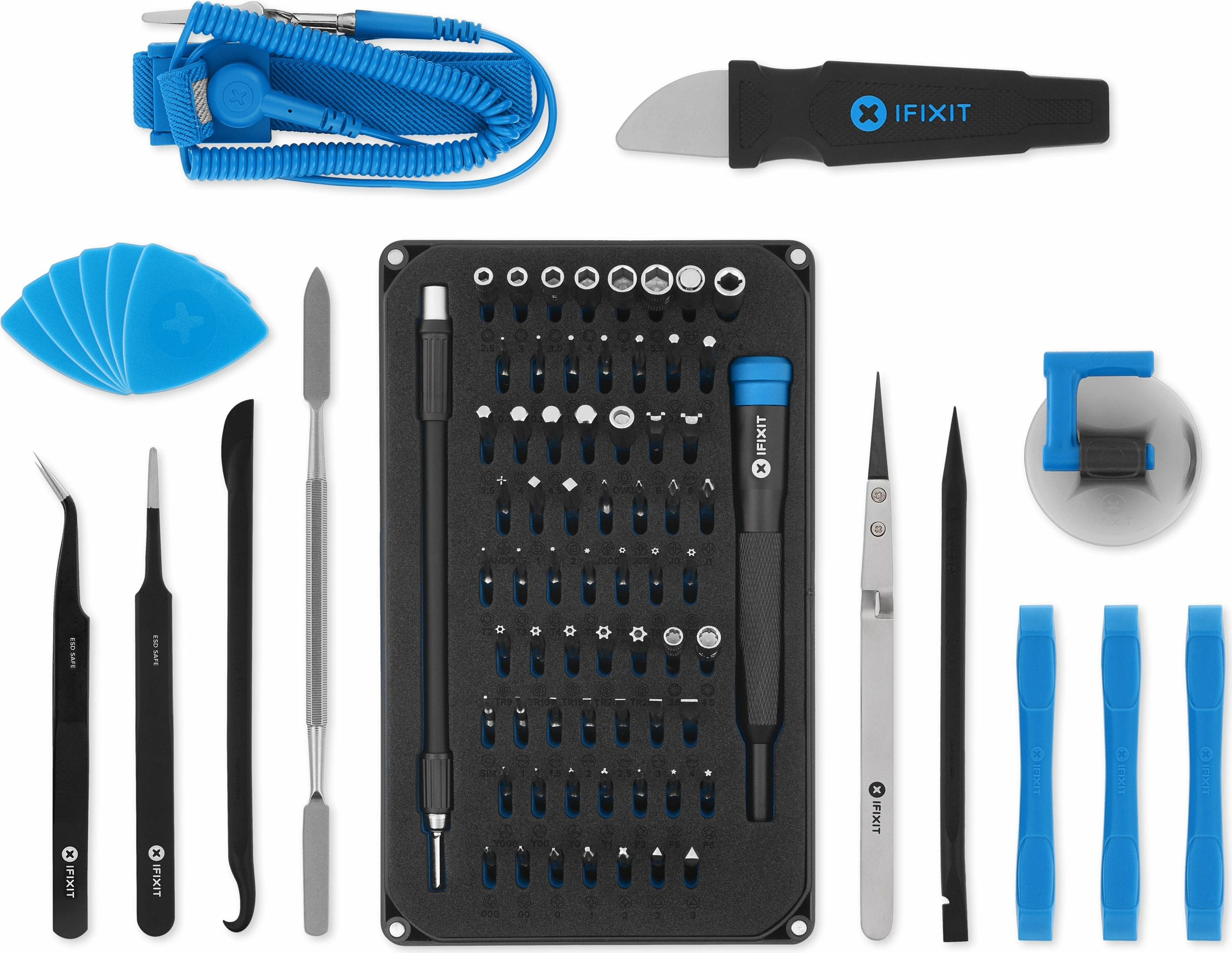 Set veglash riparimi celulari iFixit Pro Tech Toolkit EU145307-4, 83 pjesë