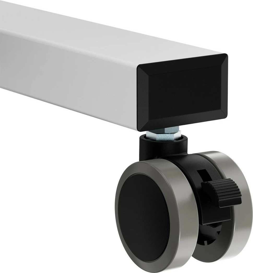 Karrocë qëndrimi për monitor dhe kasë kompjuteri Maclean MC-793, 17-32", e bardhë