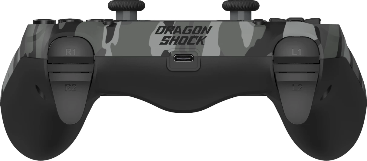 Kontroller wireless DragonShock MIZAR+ për PS4/PC/Mobile, Hall-Effect, gri camo