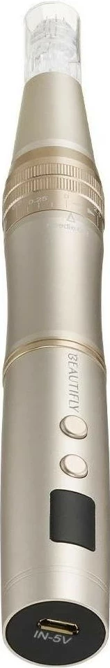 Pajisje bukurie Beautifly Meso Intense, 6 nivele intensiteti, ekran LCD, ngjyrë ari
