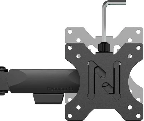 Krah monitori për tavolinë Neomounts DS60-600BL2, për 2 monitorë, Çelik, E zezë