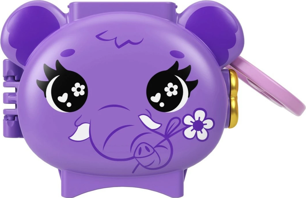 Set figurina Polly Pocket Mattel HMX20/JCB19, elefant, vjollcë