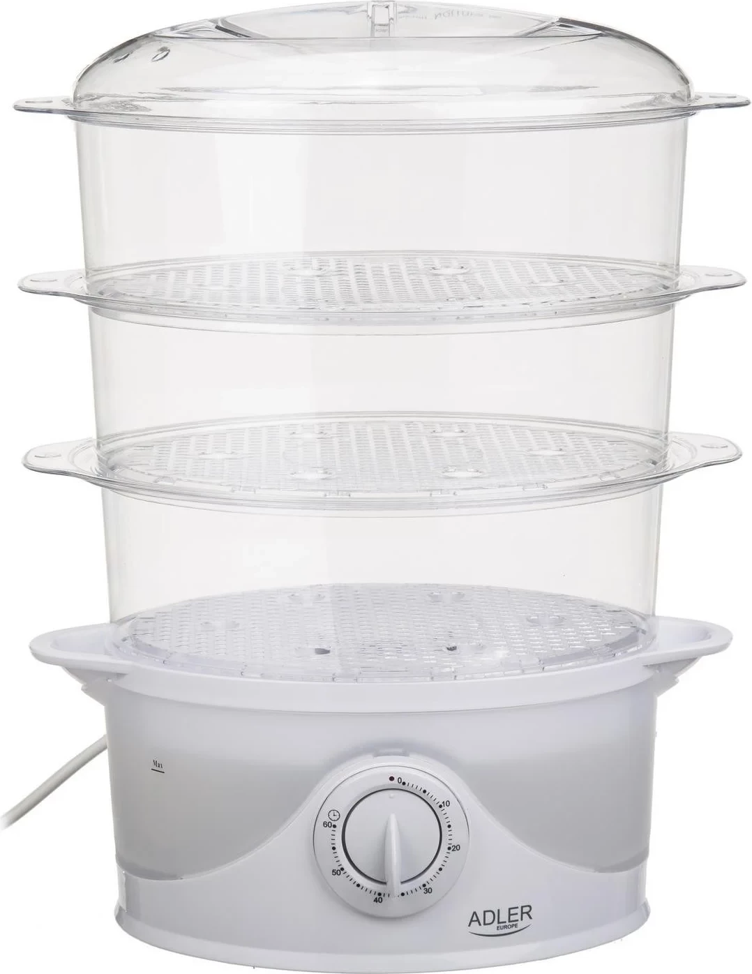 Multicooker Adler AD 633, 9L, 800W, e bardhë