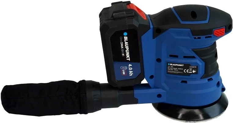 Sander ekscentrik Blaupunkt CO4010, 18V, Blu