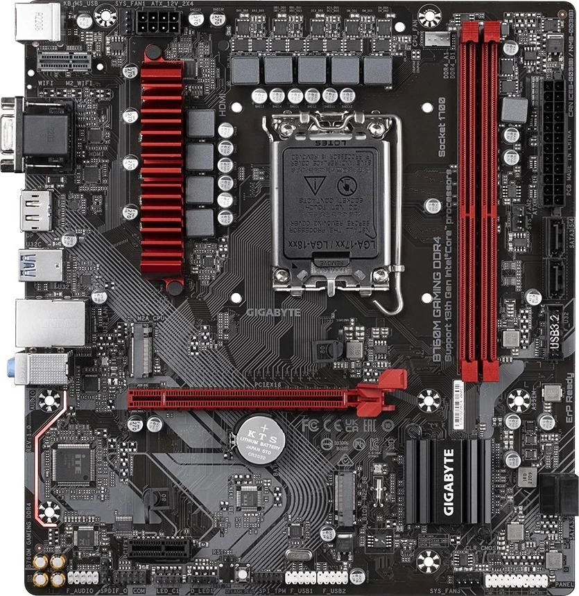 Pllakë amë Gigabyte B760M Gaming DDR4, micro ATX, LGA 1700,  Intel B760 