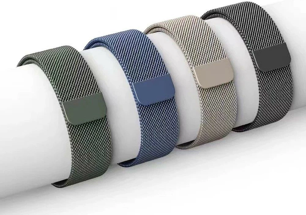 Rrip magnetik për Apple Watch Hurtel, çelik inox, për Apple Watch 7 41mm/9 45mm/8 45mm/7 45mm, Mint