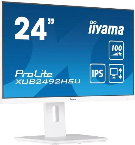 Monitor kompjuterik IIYAMA XUB2492HSU-W6, 23.8 inç, Full HD, LED, i bardhë
