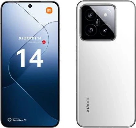 Celular Xiaomi 14, 6.36", 12+512GB, 5G, i bardhë