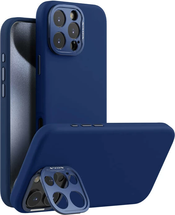 Mbështjellës Nillkin LensWing Magnetic për iPhone 16 Pro Max, blu