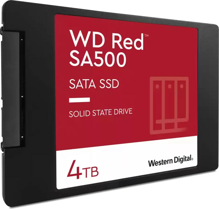 SSD Western Digital Red WDS400T2R0A, 4 TB, 2.5", 560 MB/s
