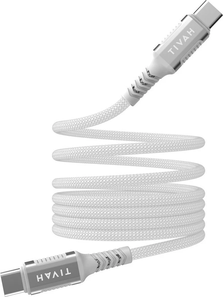 Kabëll magnetik USB Type C Havit CB6297, 1 m, Bardhë