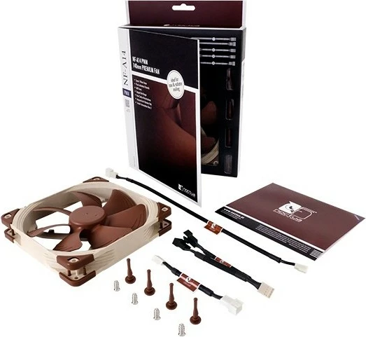 Ventilator kase IC Intracom NOCTUA NF-A14 PWM 140mm kafe/bezhë