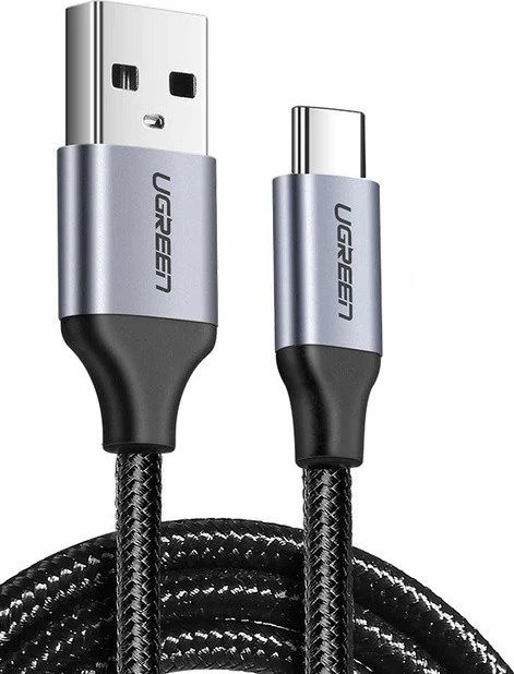 Kablo USB-A në USB-C Ugreen US288 0.25 m USB 3.0, e zezë