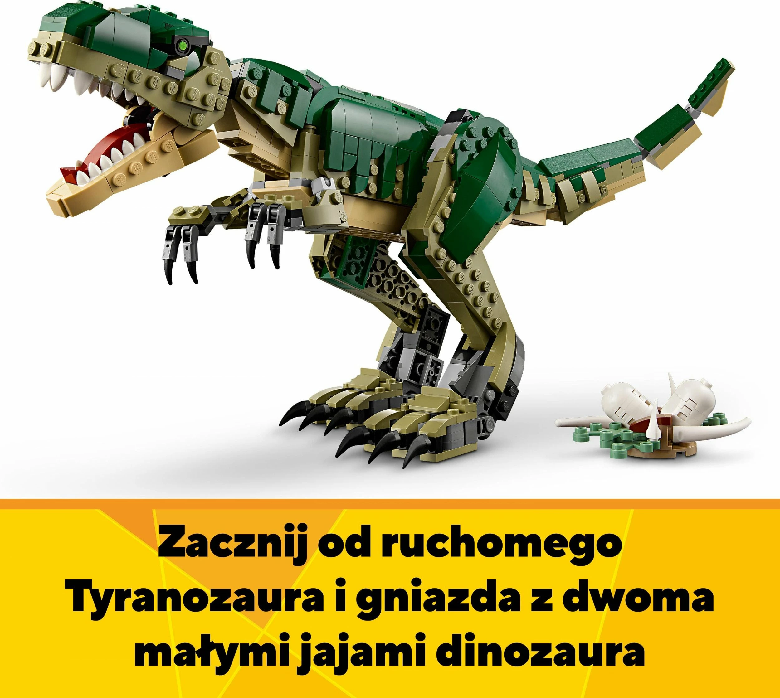 Set ndërtimi LEGO Creator 3-në-1 Tyrannosaurus 31151, 626 copë