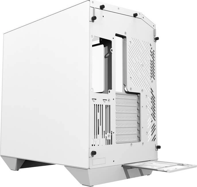 Kasë Darkflash DY470, Midi Tower, xham i temperuar, pa ventilatorë, e bardhë