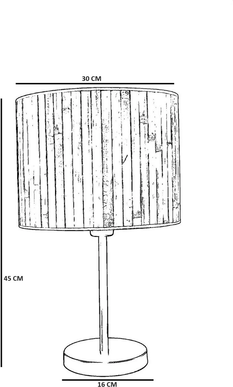 Set llambë tavani dhe tavoline Opviq, krem, 8870-3