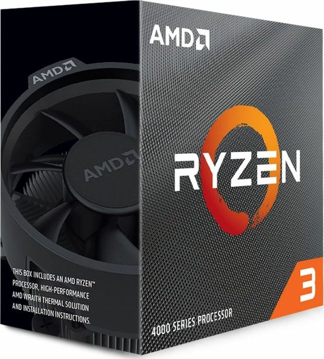 Procesor AMD Ryzen 3 4100, 4C/8T, 3.8-4.0GHz, 4MB L3, Socket AM4, BOX me Wraith Stealth (100-100000510BOX)