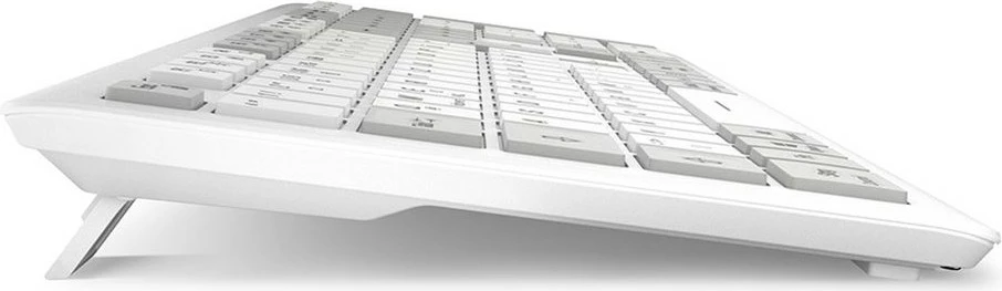 Tastierë Sharkoon OfficePal K30W, DE Layout, Rubberdome, e bardhë