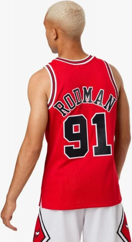 Maicë për meshkuj Mitchell & Ness, e kuqe