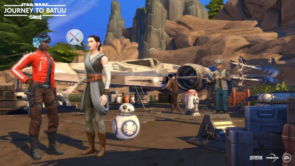 Video lojë Electronic Arts The Sims 4 + Star Wars: Journey to Batuu Bundle për Xbox One